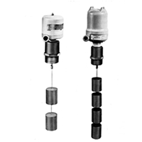 top mounted level control switches graphite displacer