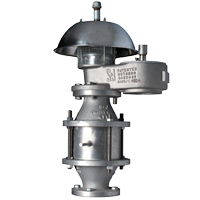 combination conservation vent and flame arrester